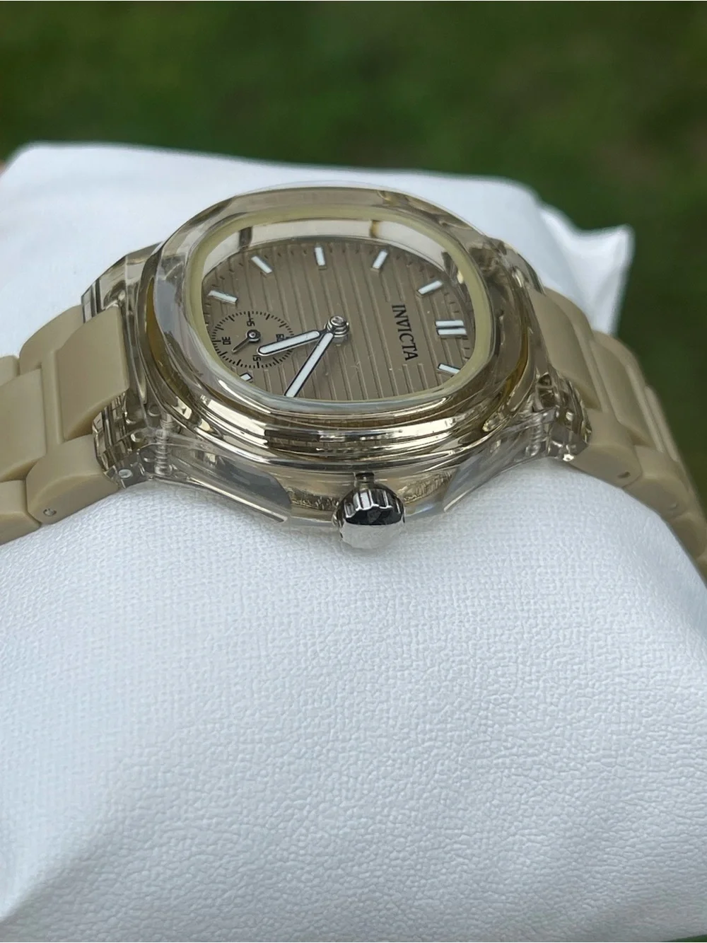 Invicta Celestial Linura Women's Watch - 34.8mm, Khaki (70402) NEW